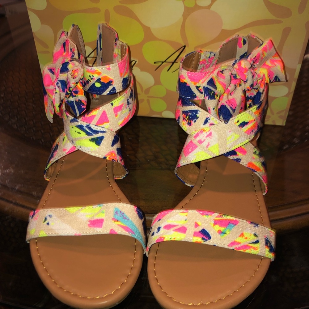 ANA ALMEIDA BEIGE MULTI SANDALS